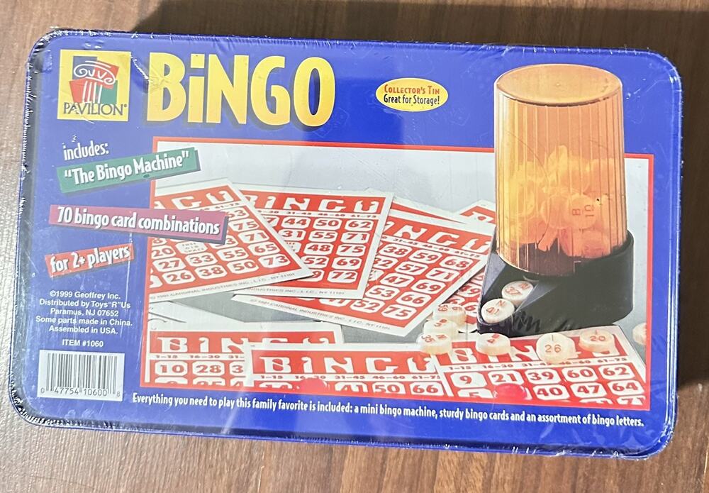 BINGO in Collector's Tin by Pavilion. New, sealed box.